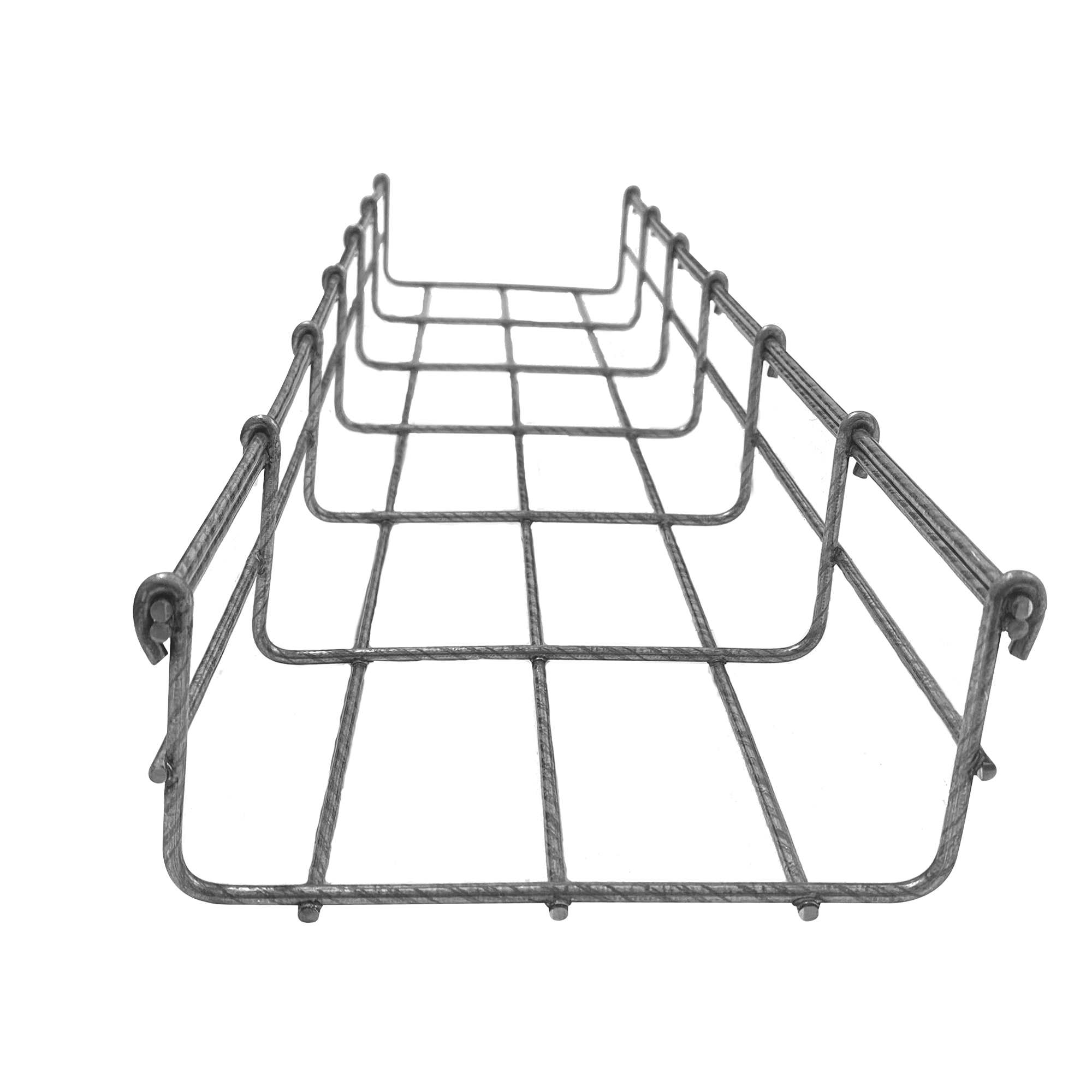 MG-50-932BM|Charola Bimet?ílica Tipo Malla 66/150 mm, Ideal Para Utilizarse al Exterior o Zonas H??medas, Hasta 158 Cables Cat6, Tramo de 3 Metros